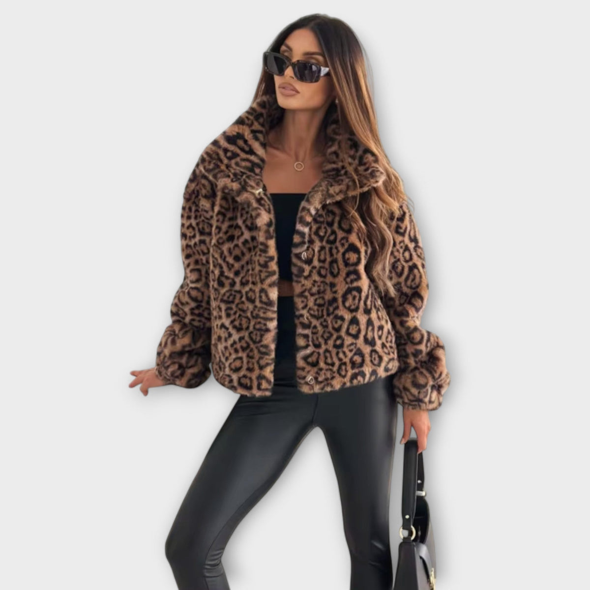 Leonor – Kabát s leopardím vzorom