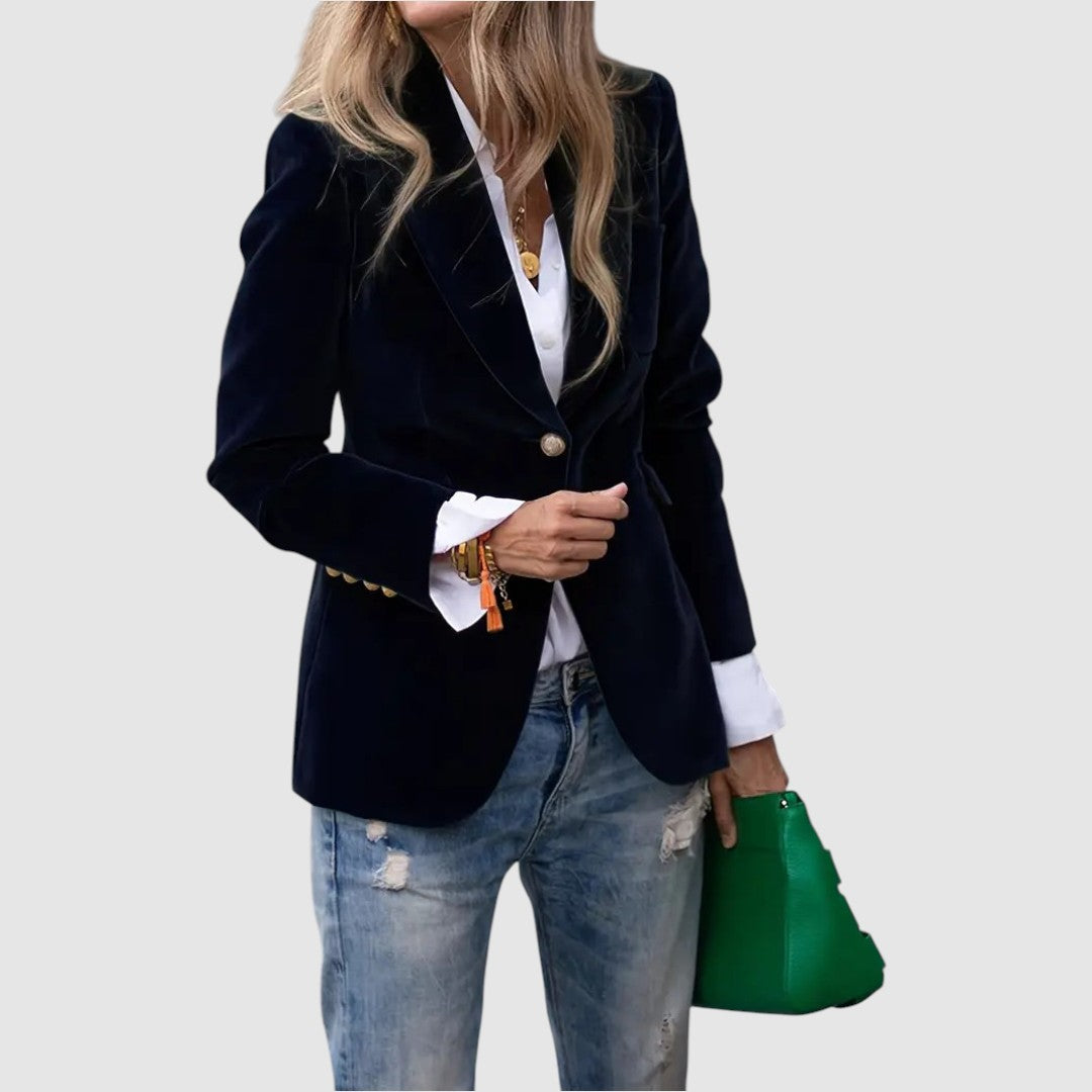 Natálie – Elegantná zamatová bunda