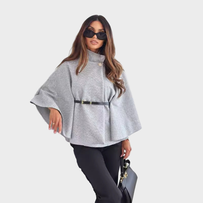 Selviora – Elegantná bunda s motýlími rukávmi a opaskom