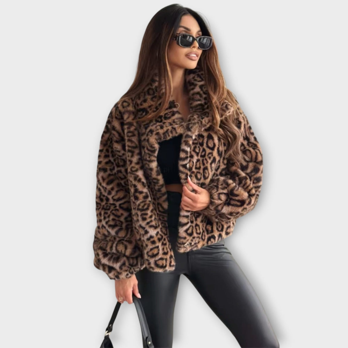 Leonor – Kabát s leopardím vzorom