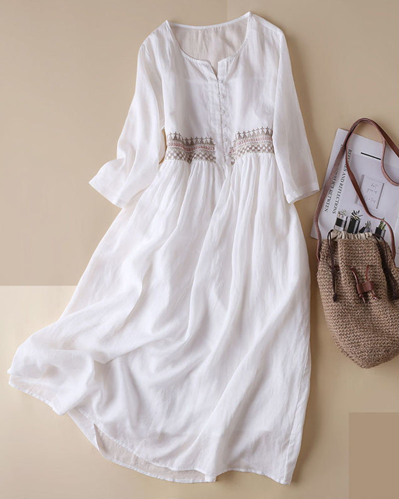 Malak | Boho šaty so splývavým dizajnom