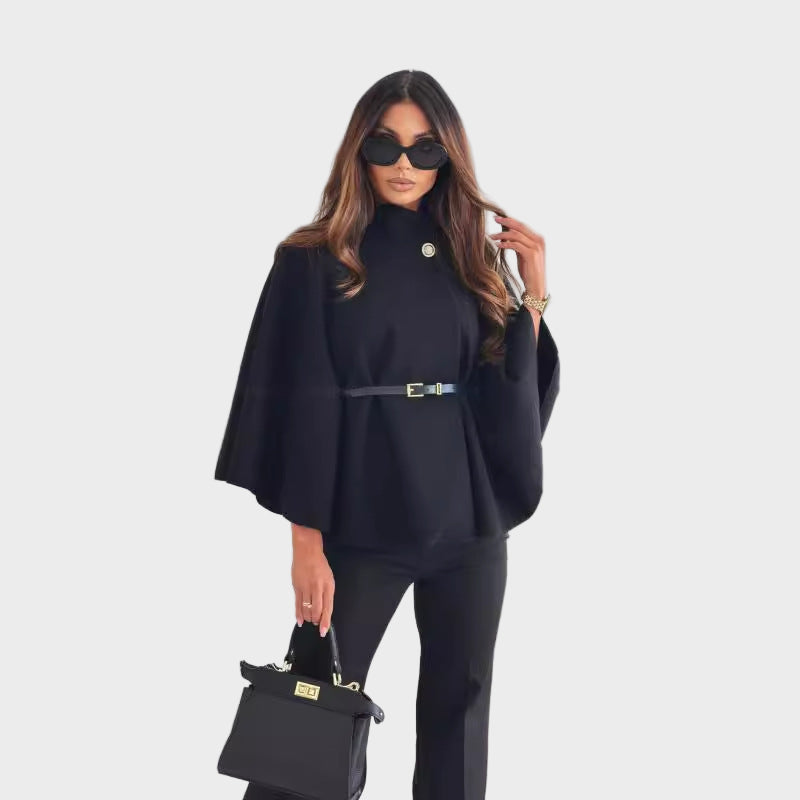 Selviora – Elegantná bunda s motýlími rukávmi a opaskom