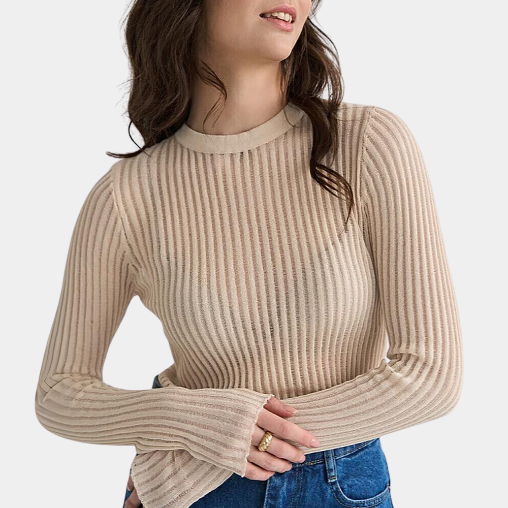 Betsy | Trendy top s dlhými rukávmi