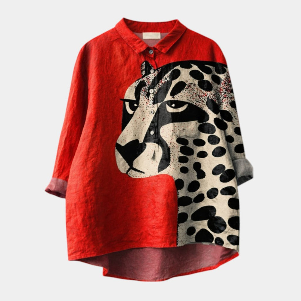 Ornella | Leopardia vzorovaná košeľa