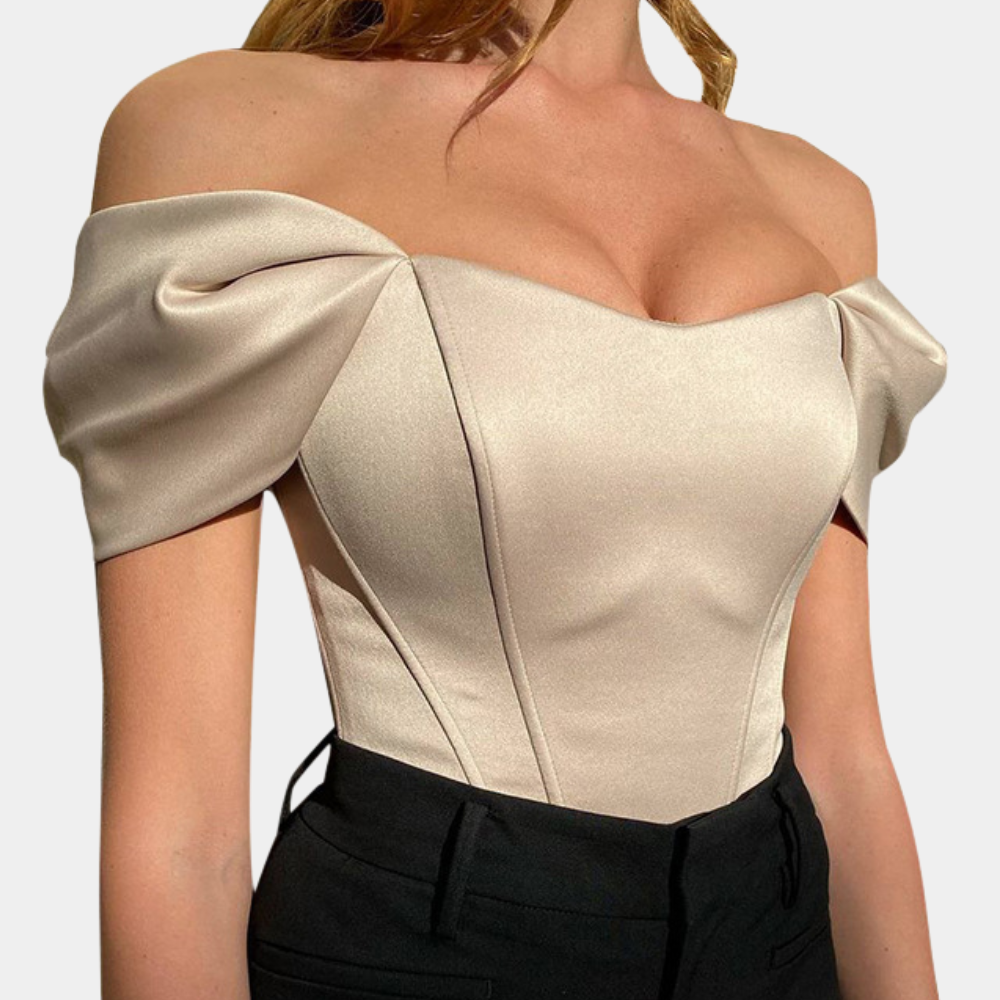 Mariyah | Elegantný top s odhalenými ramenami